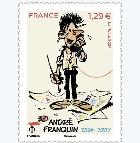Timbre français 2024 André Franquin