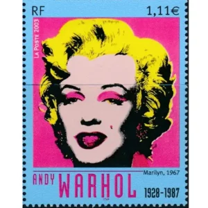 Timbre français 2003 Andy Warhol YT3628**