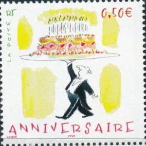 Timbre français 2004 Anniversaire YT3688**