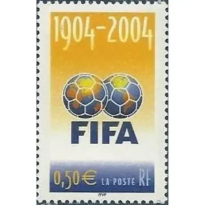 Timbre français 2004 Centenaire FIFA YT3671**