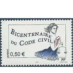 Timbre français 2004 Code civil YT3644**