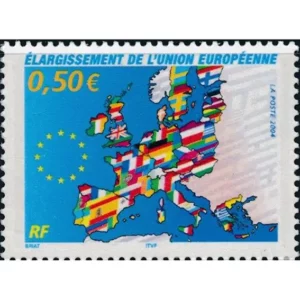 Timbre français 2004 Elargissement UE YT3666**