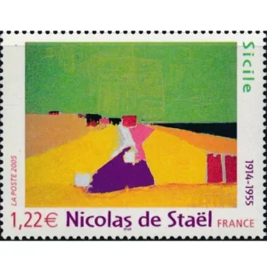 Timbre français 2005 N de Staël YT3762**