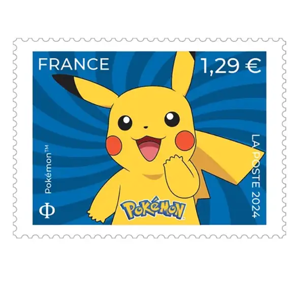 Timbre français 2024 Pokémon