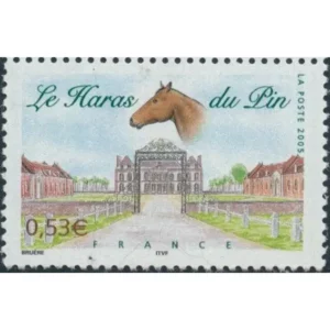 Timbre français 2005 Haras du Pin YT 3808**