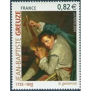 Timbre français 2005 JB Greuze YT 3835**