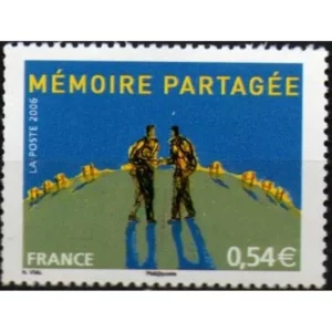 Timbre français 2006 Mémoire partagée YT 3976**