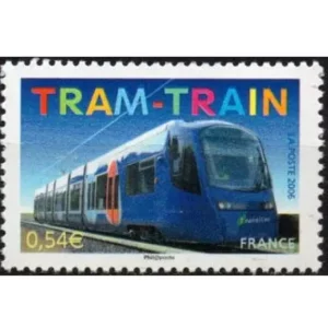 Timbre français 2006 Tram Train YT 3984**