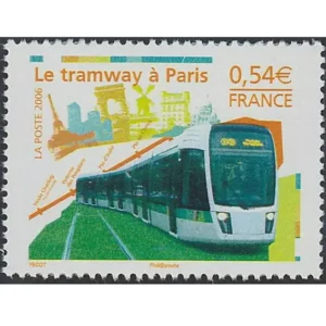 Timbre français 2006 Tramway YT 3995**