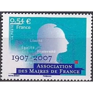 Timbre français 2007 Association des maires YT 4077**