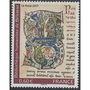 Timbre français 2007 Bibliothèque Sélestat YT 4013**