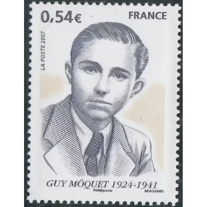 Timbre français 2007 Guy Môquet YT 4107**