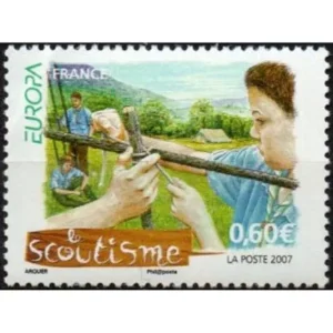 Timbre français 2007 Scoutisme YT 4049**