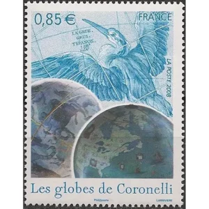 Timbre français 2008 Globes de Coronelli YT 4144**