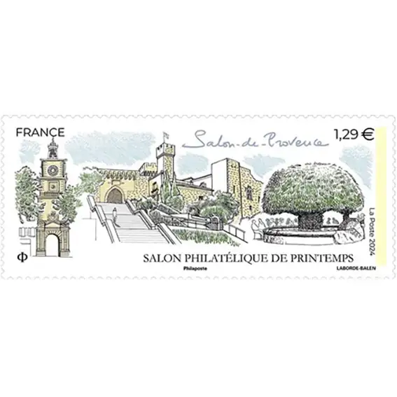 Timbre français 2024 Salon de Provence