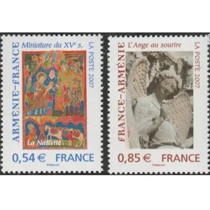 Timbres français 2007 Oeuvres religieuses YT 4058** et YT 4059**