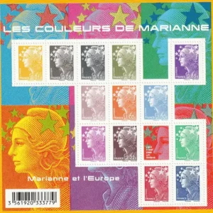 Feuillet français 2009 Couleurs de Marianne YT F 4409**