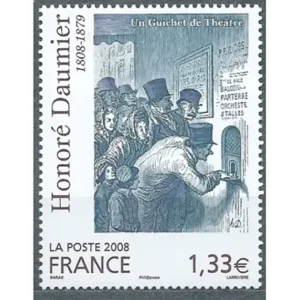 Timbre français 2008 H Daumier YT 4305**