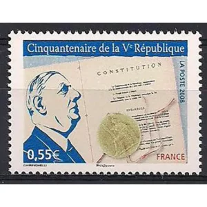 Timbre français 2008 Vème république YT 4282**