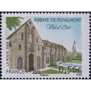 Timbre français 2009 Abbaye Royaummont YT 4392**