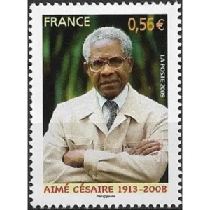 Timbre français 2009 Aimé Césaire YT 4352**