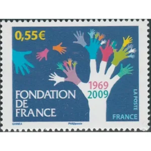 Timbre français 2009 Fondation de France YT 4335**