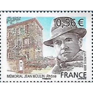 Timbre français 2009 Jean Moulin YT 4371**