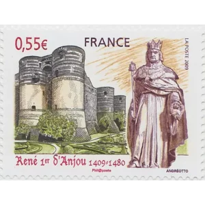 Timbre français 2009 René 1er d'Anjou YT 4326**