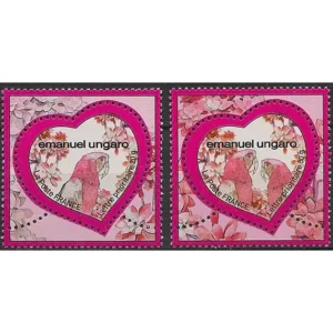 Timbres français 2009 Coeur Ungaro YF 4327** et YT 4326**