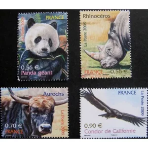 Timbres français 2009 Nature XXIII YT 4372** à 4375**