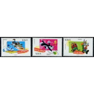 Timbres français 2009 Looney tunes YT 4338** à YT 4340**