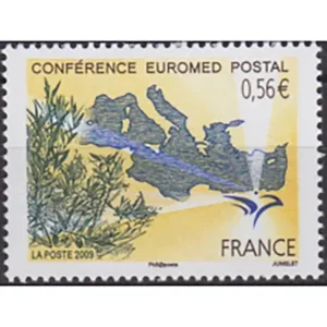 Timbre français 2009 Euromed YT 4422**