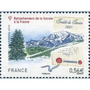 Timbre français 2010 Rattachement Savoie YT 4441**