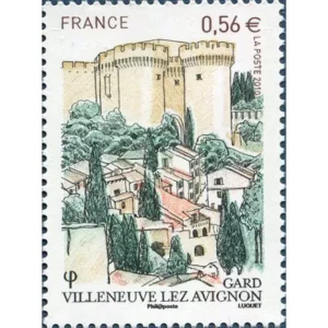 Timbre français 2010 Villeneuve lez Avignon YT 4442**