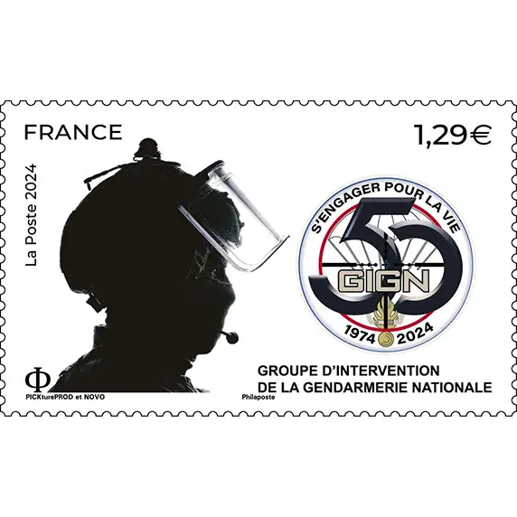 Timbre français 2024 GIGN