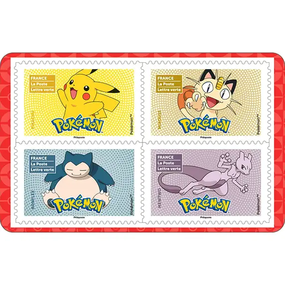 Timbres français 2024 Pokémon II