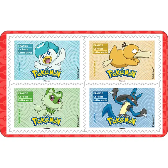 Timbres français 2024 Pokémon III