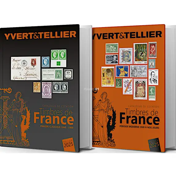 Catalogue de cotation timbres de France Yvert et Tellier 2024/2025