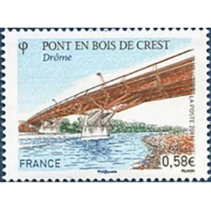 Timbre français 2011 Pont de Crest YT 4544**