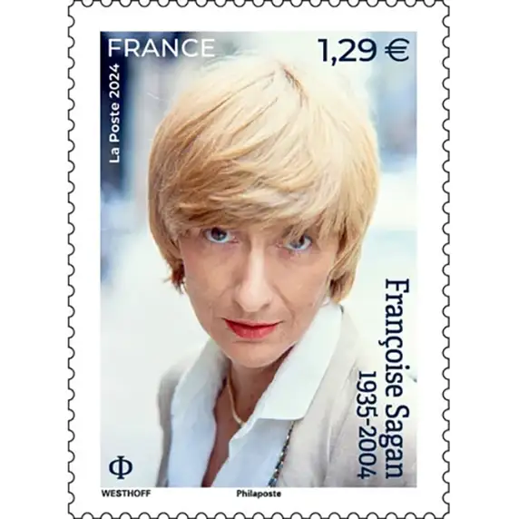 Timbre français 2024 Françoise Sagan