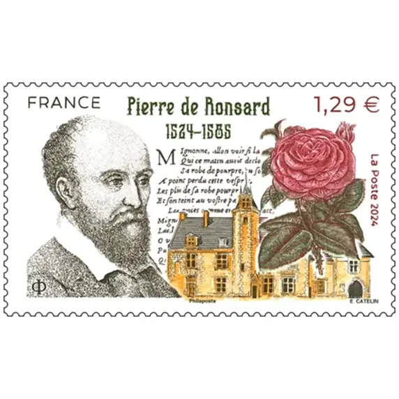 Timbre français 2024 Pierre de Ronsard