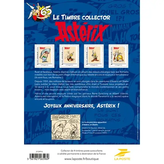 Collector français 2024 Astérix Verso