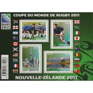 Feuillet français Coupe du monde rugby YT F 4576**