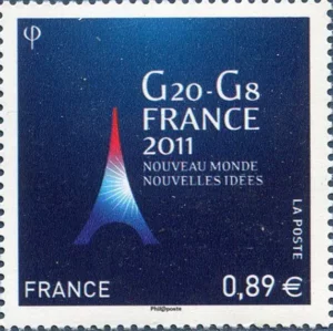 Timbre français 2011 G20 G8 YT 4575**