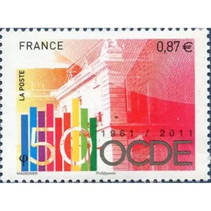 Timbre français 2011 OCDE YT 4563**