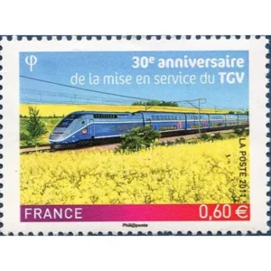 Timbre français 2011 TGV YT 4592**