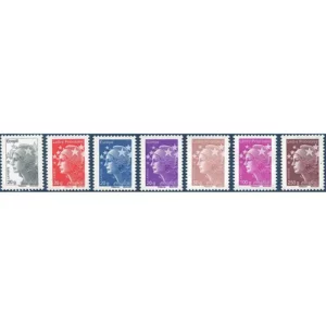 Timbres français 2011 Marianne de Beaujard YT 4565** à 4571**