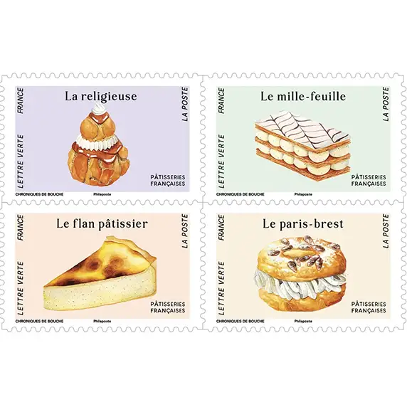 Timbres français 2024 Patisseries françaises III