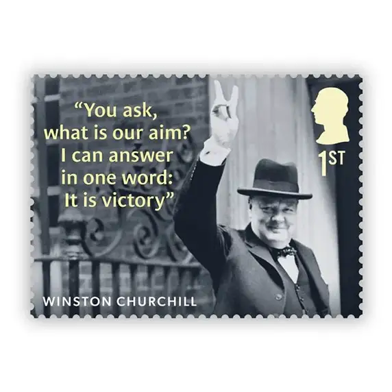 Timbre anglais 2024 Winston Churchill IV