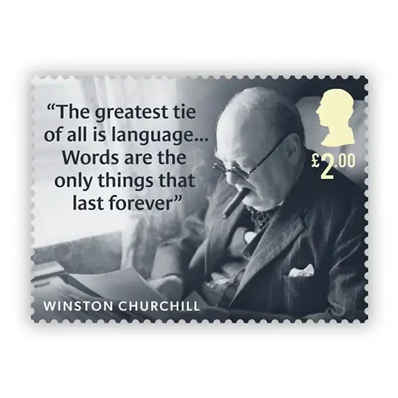 Timbre anglais 2024 Winston Churchill VII